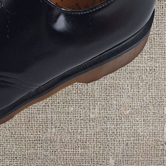 Dr. Martens Vintage 90s Black Leather Oxfords UK Made US 10 Punk Style Original main image 4